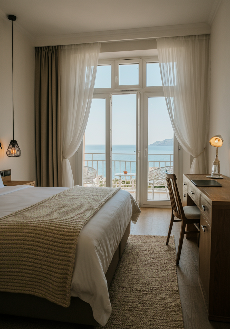 Chambre d'hôtel, Luxe, Détente, Vue Mer, Marketing, Communication, Agence Orion